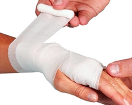Blauwe Viscose In te ademen Medisch Gauze Bandage Elastic