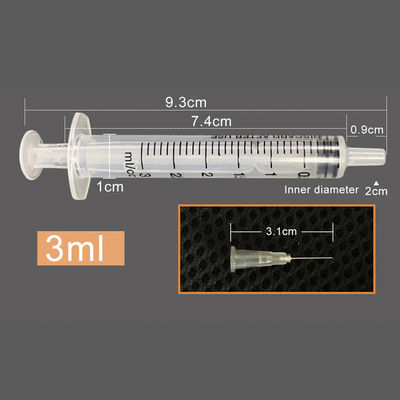 De de Beschikbare Plastic Spuiten en Naalden van ISO13485 23g 3ml
