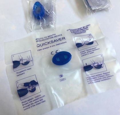 Van het het Schildblad van het eerste hulp het Mond aan Mond CPR Gezicht Schild van het de Reanimatiegezicht