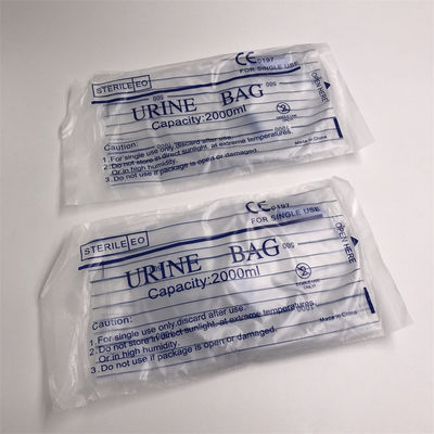 De transparante Zak 2000ml van de Urinedrainage met Balansklep