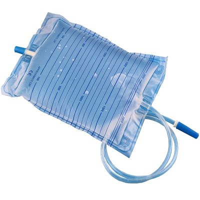 De medische Zak van de Urinedrainage, Beschikbare Urinezak 2000ml met Schroefklep