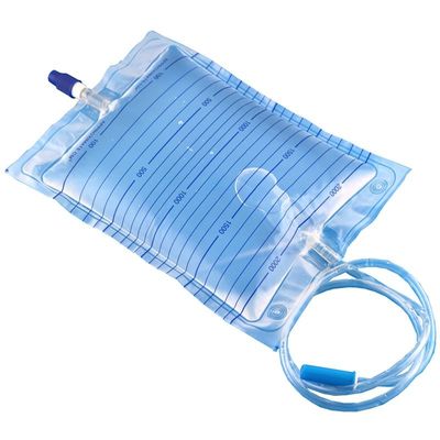 De medische Zak van de Urinedrainage, Beschikbare Urinezak 2000ml met Schroefklep