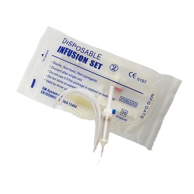 1.35m 1.5m 2m Beschikbare Infusiereeksen, Medische die Infusie met Naald wordt geplaatst
