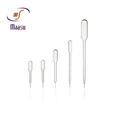 De plastic Pasteur-Pipet 3ml van Overdrachtpipet Een diploma behaalde Pasteur