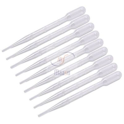 De plastic Pasteur-Pipet 3ml van Overdrachtpipet Een diploma behaalde Pasteur
