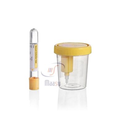 De steriele Plastic Container 40ml van de Urinesteekproef met Mond op GLB