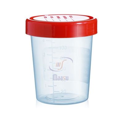 De steriele Plastic Container 40ml van de Urinesteekproef met Mond op GLB