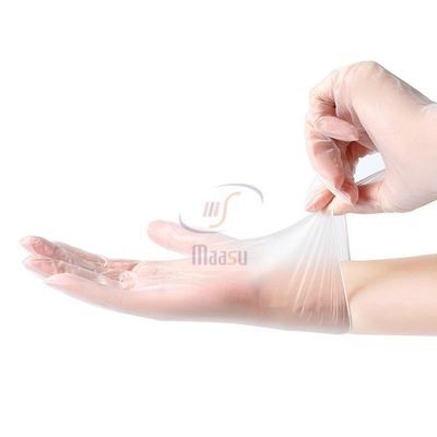 Handschoenen van het antivirus de Medische Beschikbare Vinylonderzoek