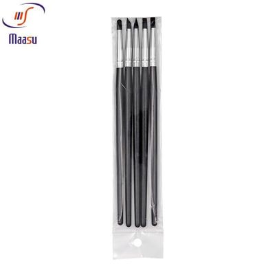 Zwarte Tand het Siliconeborstel Pen Periodontal Tool van 5pcs