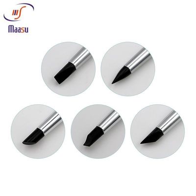 Zwarte Tand het Siliconeborstel Pen Periodontal Tool van 5pcs