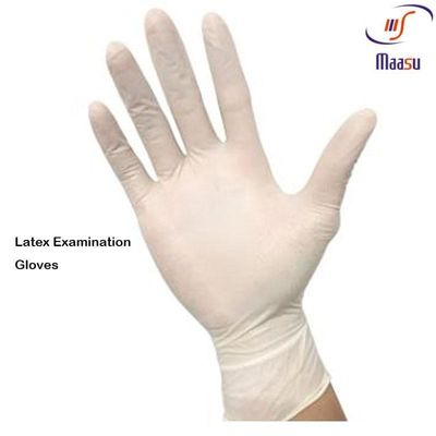 EN455 Chirurgische Handschoenen van het poeder de Vrije Latex, de Beschikbare Handschoenen van het Latexwerk
