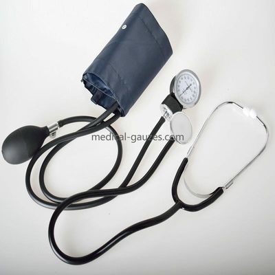 Wapen Medisch Kenmerkend Materiaal, Palmtype van Aneroïde barometersphygmomanometer met Stethoscoop