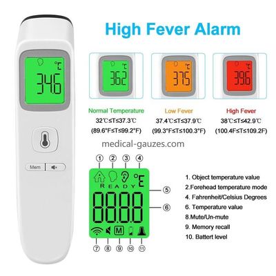 Het onmiddellijke van de het Voorhoofdthermometer van de Lezingsbaby Medische Kenmerkende Materiaal