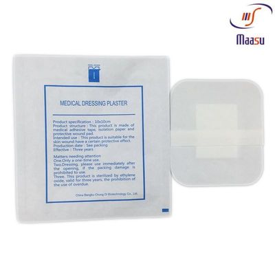 Niet Geweven Steriel Zelfklevend Gekronkelde Vullingsstootkussen 10x10cm