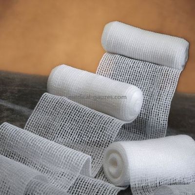 Zacht Medisch Gauze Roll 3m, 100%-Katoen Gauze Bandage Roll
