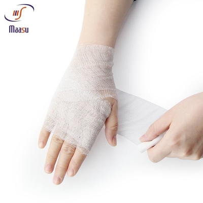 In te ademen Katoenen Medisch Elastisch Verband Wit Mesh Style