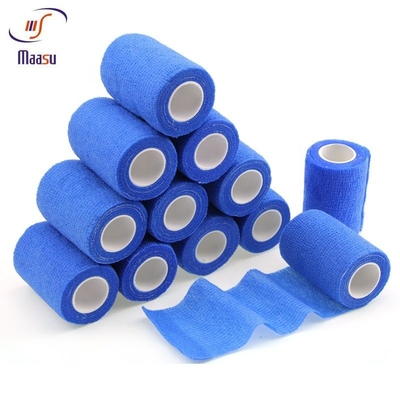 Blauwe Viscose In te ademen Medisch Gauze Bandage Elastic