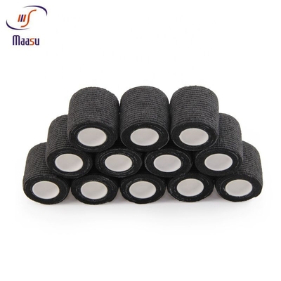Katoen Unpatterned Medisch Gauze Bandage Stretch Breathable Black